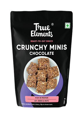 True Elements Crunchy Minis Chocolate 100gm image