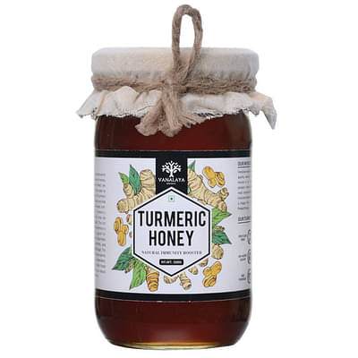 Turmeric Honey Infused with Turmeric Extract for Immunity Boosting and Digestion 500gm image