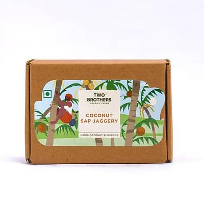 Two Brothers Organic Farms Coconut Sap Jaggery - 500 gm image