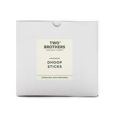 Two Brothers Organic Farms Dhoop (Incense) Sticks, Handmade, Non-perfumed 30 Sticks image