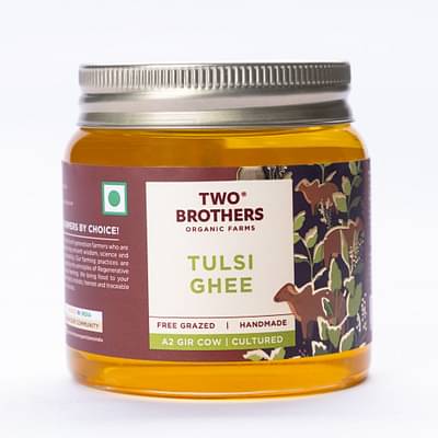 Two Brothers Organic Farms Tulsi Ghee | A2 Cultured | Daily Care & Wellness image