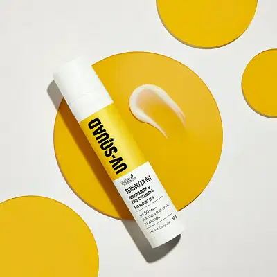 UV Squad Sunscreen Gel Niacinamide & Pro-Ceramides SPF 50 PA+++ for Radiant Skin image