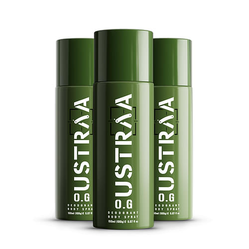 Ustraa O.G Deodorant Body Spray - 150Ml (Set Of 3) image