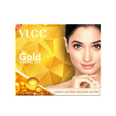 VLCC Gold Facial Kit For Luminous & Radiant Complexion - 60 G image