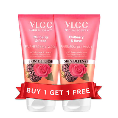 VLCC Mulberry & Rose Facewash - 300 Ml - Buy One Get One image