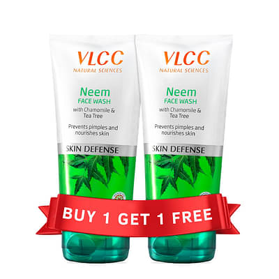 VLCC Neem Face Wash - 300 Ml - Buy One Get One image