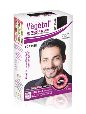 Vegetal Bio Colour-Soft Black 25Gm image
