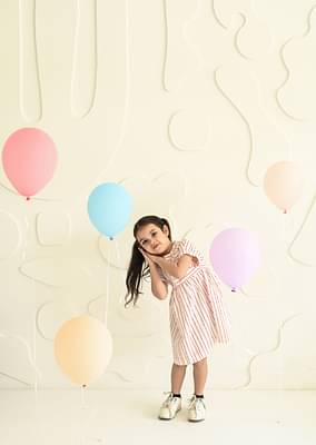 White Dress With Red Dots image