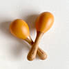 Wooden Maracas Set - Orange