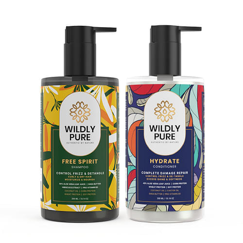 Wildly Pure Curl Definition Shampoo & Conditioner Combo (300Ml X 2) image