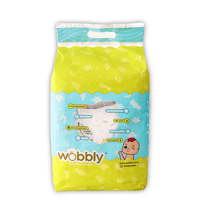 Wobbly Baby Diaper Pants (M) - 102 count image