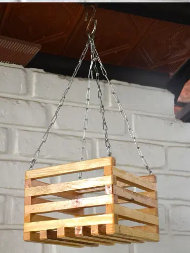 Wooden Hanging Basket image