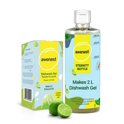 awenest Powder-To-Liquid Dishwash 2 Litre Kit image