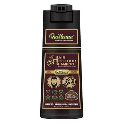 Quikhenna Hair Color Shampoo 9Rg Burgundy- 200 Ml image