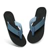 Chupps Men's Wyld Solid Uro Foam Comfort Flip Flop -Recycled Materials PIRATE BLACK