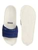 Chupps Men'S Official Mumbai Indians Quilted Mi Printed Sliders