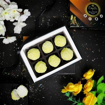 Premium Yellow Truffle Gift Pack Of 6 Pieces image