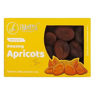 Flyberry Gourmet Unsulphured Apricots 500G | Good For Heart, Eyes And Women Health image