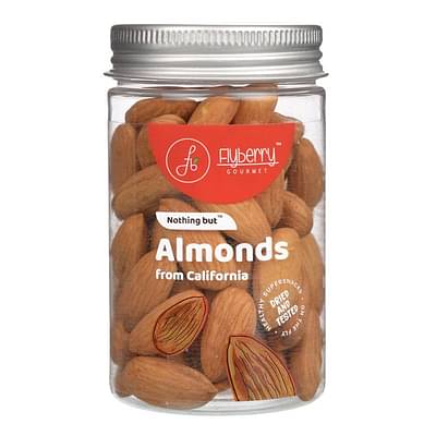 Flyberry Gourmet Premium California Jumbo Almonds, 100G | Rich In Protein, Magnesium And Dietary Fibre image