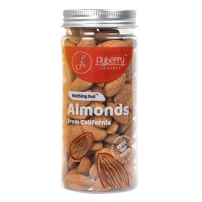 Flyberry Gourmet Premium California Jumbo Almonds, 150G | Rich In Protein, Magnesium And Dietary Fibre image