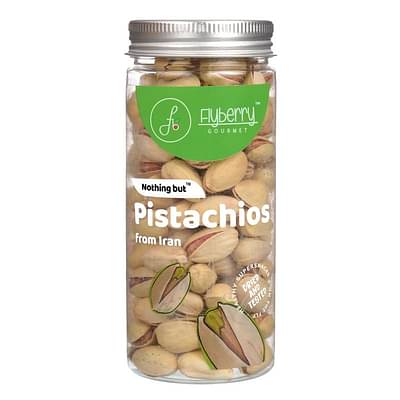 Flyberry Gourmet Premium Iranian Pistachios, 150G | Rich In Protein And Dietary Fibre image