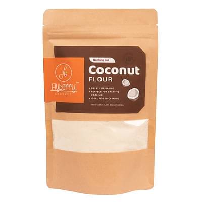 Flyberry Gourmet Coconut Flour, 350G | 100% Vegan | Plant-Based Protein image