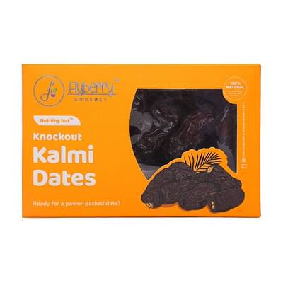 Flyberry Gourmet Kalmi Dates (Khajoor/Khajur), 200G | 100% Natural | Rich In Calcium, Iron And Potassium | Instant Energy image