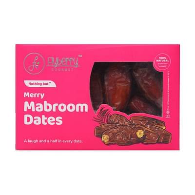 Flyberry Gourmet Mabroom Dates (Khajoor/Khajur), 200G | 100% Natural | Rich In Calcium, Iron And Potassium | Instant Energy image