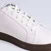 JUTAJI RESOLVE White Sneakers For Men | Lace Up | Cork & Natural Latex Padded Insole | Anti-Skid