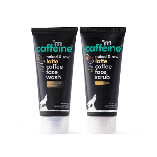 mCaffeine Face Care Kit for Winters with Moisturizing Face Wash and Face Scrub 150 ml image