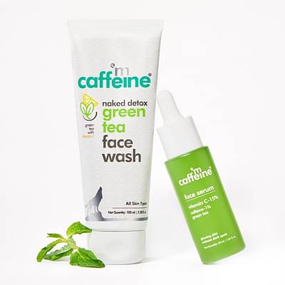 mCaffeine Green Tea & Vitamin C Daily Face Glow Duo 130 ml image