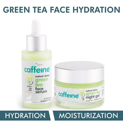 mCaffeine Green Tea Face Hydration Kit for Dull Skin 90 ml image