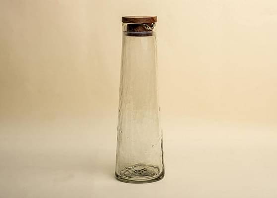 Muun Home Hammered Glass Carafe image