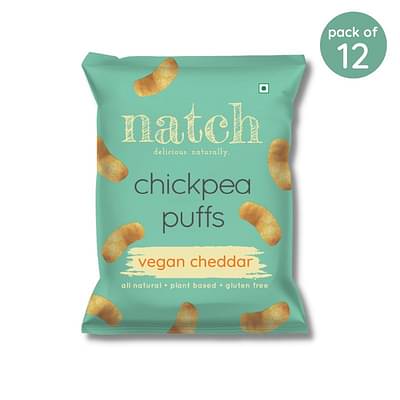 Chickpea Puffs - Vegan Cheddar (Pack Of 12 - 20G) image