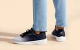 Neeman'S Colourblocked Sneakers For Men | Black Ombre
