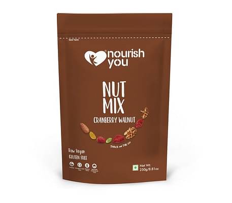 Nourish You Cranberry Walnut Nutmix 250G- Healthy Snacks image
