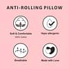 Anti Rolling Pillow, Bolsters-Pawfect Puppy - Pink