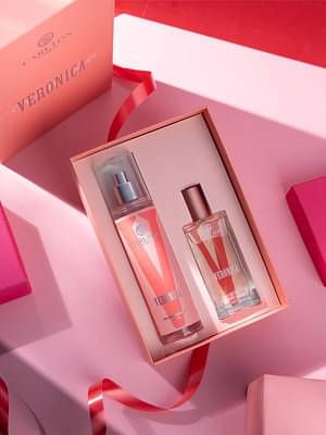 Carlton London Women Gift Set Of 2 Veronica Edp Perfume 50Ml & Body Mist - 150Ml image
