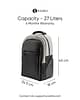 Rashki Cleo Women'S 15.6" Laptop Backpack Office Bag Office Backpack College Backpack In Grey & Black