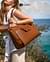 Rashki Fero Tan Women'S 15.6" Laptop Bag Office Bag Sling Shoulder Tote Bag Big Size Work Bag