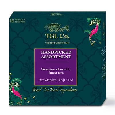 Tgl Co. Handpicked Assortments Tea Bags Box - Assorted Tea Bags Box - 16 Tea Bags, Pack Of 4 image
