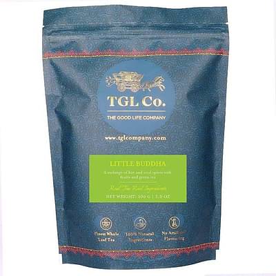 Tgl Co. Little Buddha Green Tea Bags / Loose Tea Leaf - 400 Gm, Pack Of 2 image