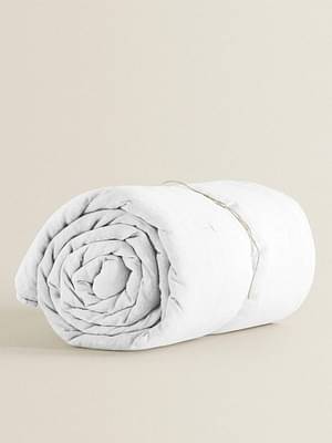 The Baby Atelier 100% Organic Single Duvet Cover Off White image