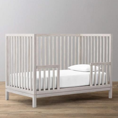 The Baby Atelier 100% Organic Fitted Crib Sheet Off White image