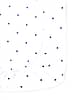 The Baby Atelier 100% Organic Fitted Crib Sheet Cream & Navy Dots