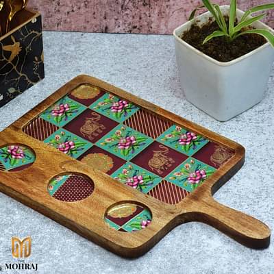 Rajasthani Mango Wood Platter image