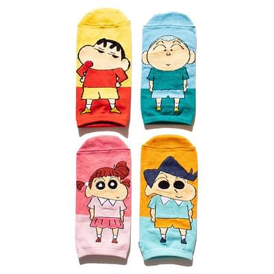 Shinchan: Friendz Socks - 4 Pairs image