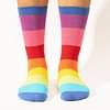 Colorful Rainbow Socks - 2 Pairs