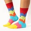 Colorful Rainbow Socks - 2 Pairs