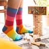 Colorful Rainbow Socks - 2 Pairs